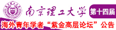 嫩B在线观看南京理工大学第十四届海外青年学者紫金论坛诚邀海内外英才！